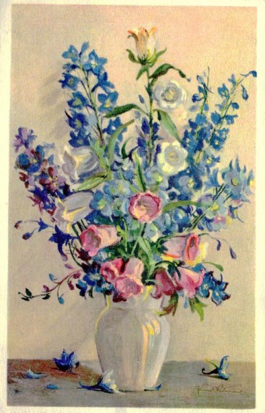 Blumenstrau in der Vase Vorderseite