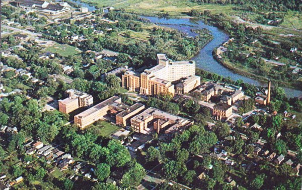 Aerial View of Victoria Hospital - Ontario CA