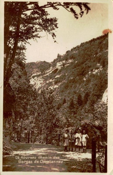 Gorges de Covatannaz, Le nouveau chemin Vorderseite