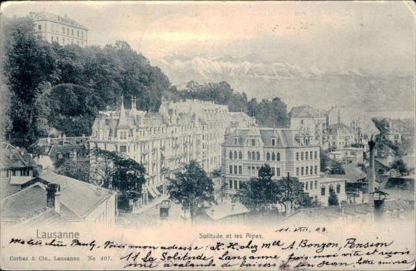 Lausanne (Altstadt) Vorderseite