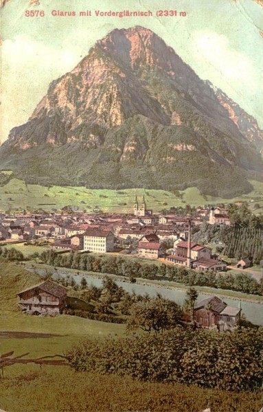 Glarus mit Vorderglärnisch Vorderseite