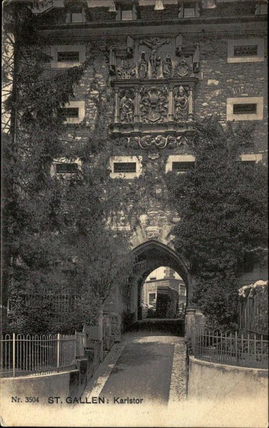 St. Gallen, Karlstor Vorderseite