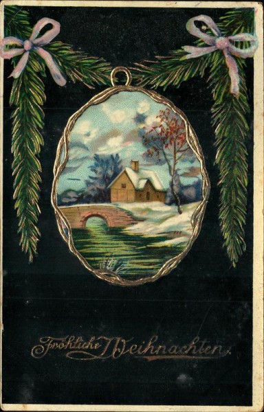 Fröhliche Weihnachten Vorderseite