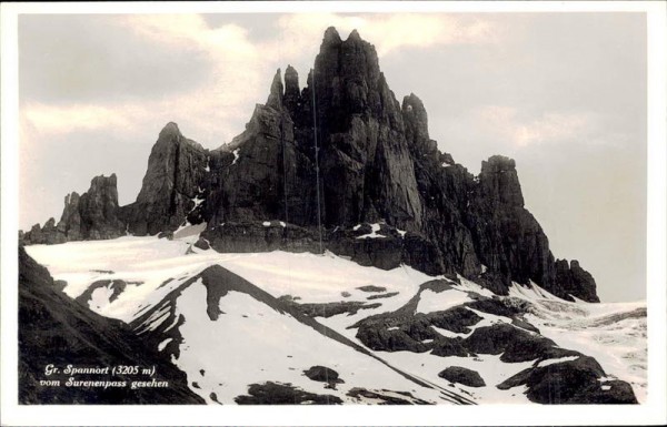 Gross Spannort (3205 m) Vorderseite