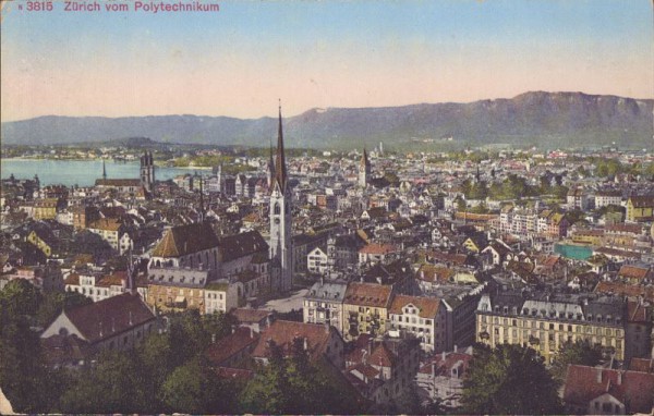 Zürich vom Polytechnikum