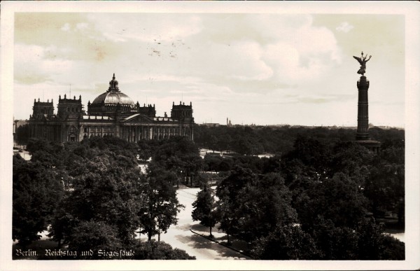 Reichstag und Siegessäule, Berlin