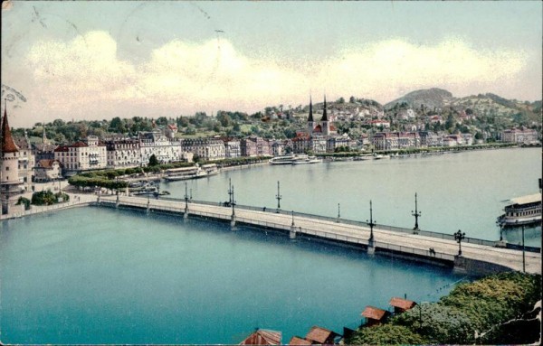 Luzern - Seebrücke Vorderseite