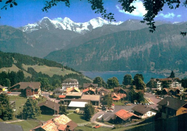 Beatenberg, Thunersee, Eiger, Mönch und Jungfrau Vorderseite