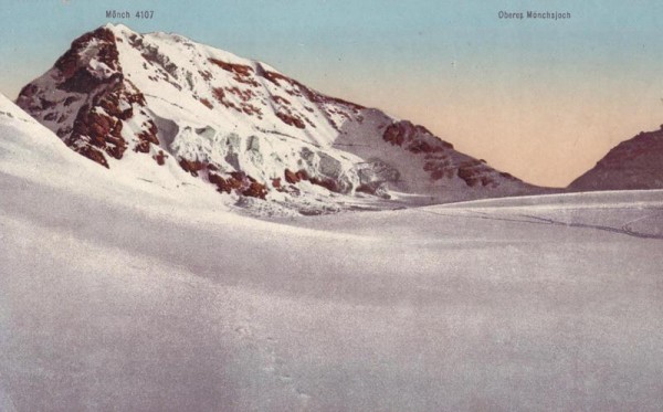 Mönch mit Oberem Mönchsjoch Vorderseite