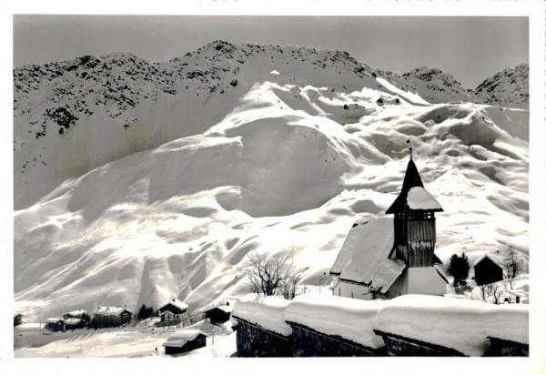 Arosa Bergkirchli Vorderseite