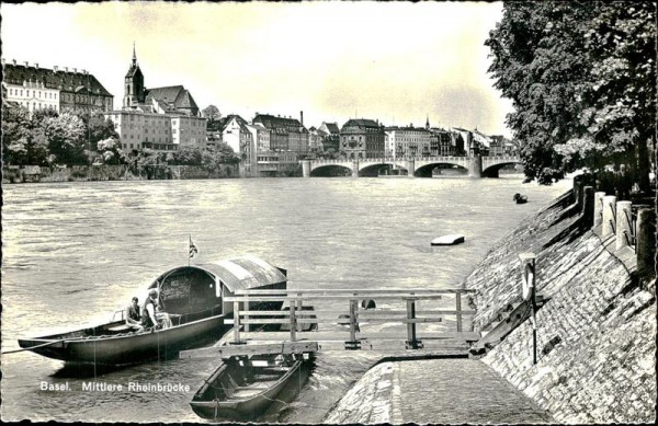 Basel/Mittlere Rheinbrücke Vorderseite