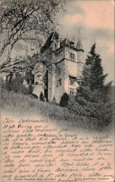 Schloss Gorgier Vorderseite