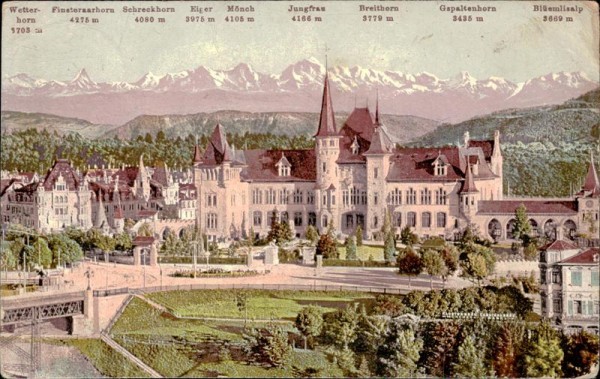 Bern - Museum und die Alpen Vorderseite
