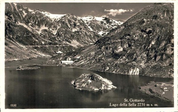 San Gottardo. Lago della Sella. 1944 Vorderseite