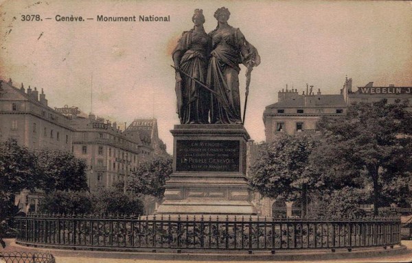 Genvève. Monument National. 1909 Vorderseite