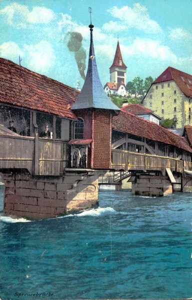 Spreuerbrücke, Luzern Vorderseite
