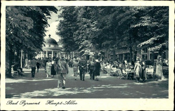 Bad Pyrmont, Haupt-Allee Vorderseite