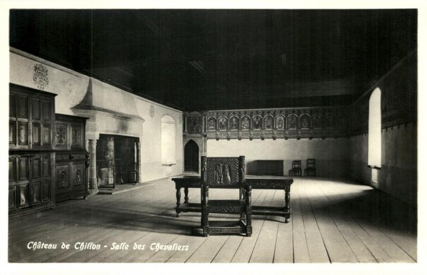Château de Chillon- Salle des Chevaliers, Veytaux Vorderseite