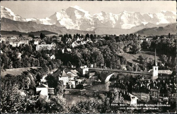 Bern und die Alpen Vorderseite