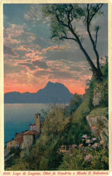 Lago di Lugano - Monte S. Salvatore Vorderseite