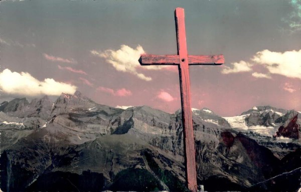 Croix de Culet s/Champéry et Dents du Midi Vorderseite
