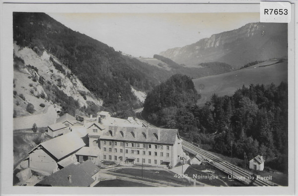 Noiraigue - Usines du Furcil