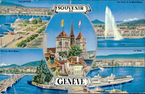 Souvenir de Genève Vorderseite