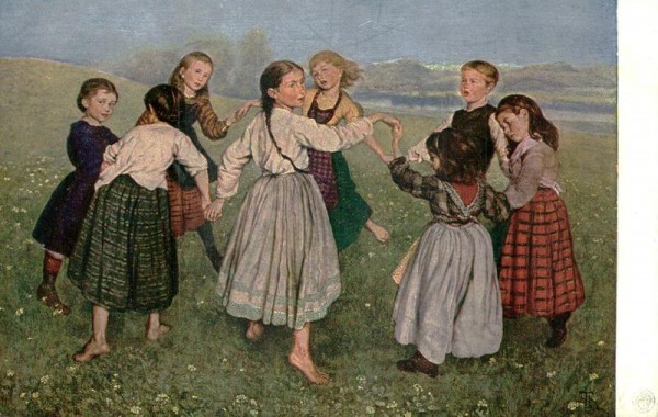 Kinder beim Tanz Vorderseite