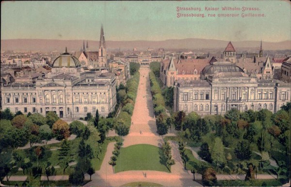 Strassburg, Kaiser Willhelm-Strasse Vorderseite