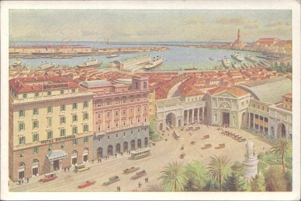 Genova, Hôtel Britannia Vorderseite