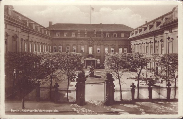 Berlin, Reichpräsidentenpalais