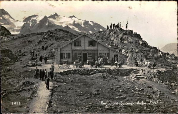 Restaurant Sustenpasshöhe (2262 m) Vorderseite