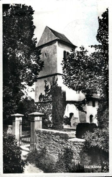 Kirche in Ins  Vorderseite