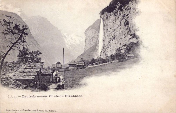 Lauterbrunnen. Chute du Staubbach