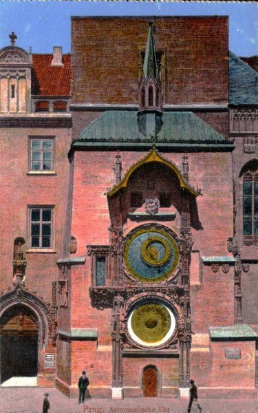 Prag - Astronomische Uhr Vorderseite