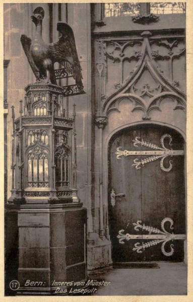 Bern, Inneres vom Münster Vorderseite