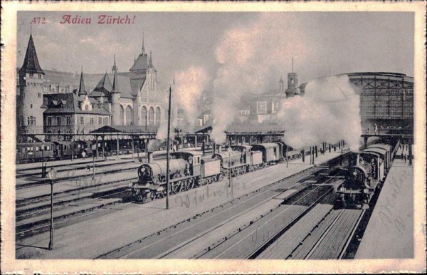 Adieu Zürich Vorderseite