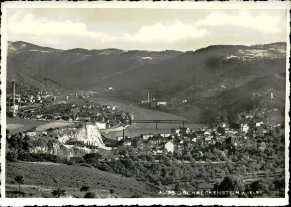 Aussig Schreckenstein a. Elbe Vorderseite