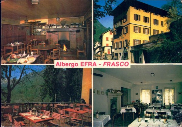 Frasco, Albergo Efra Vorderseite