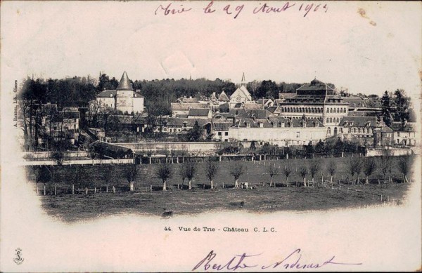 Vue de Trie - Chateau Vorderseite