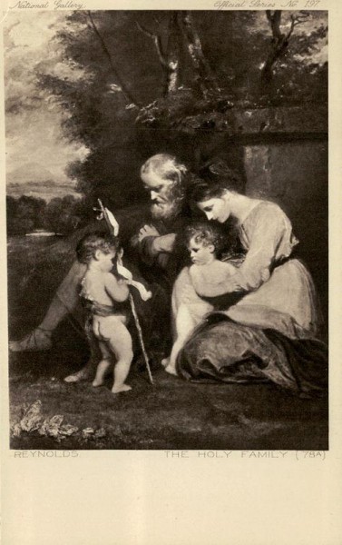 The Holy Family, Reynolds Vorderseite