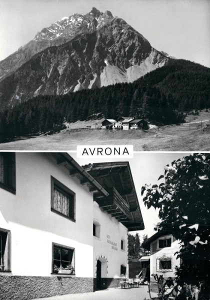 Restaurant Avrona, Tarasp Vorderseite