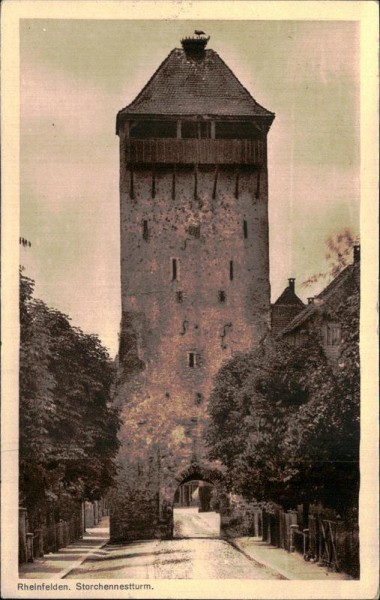 Rheinfelden, Storchennestturm Vorderseite