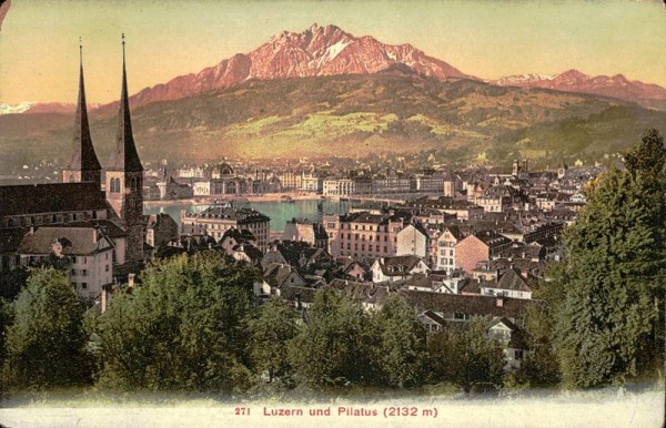 Luzern und Pilatus Vorderseite