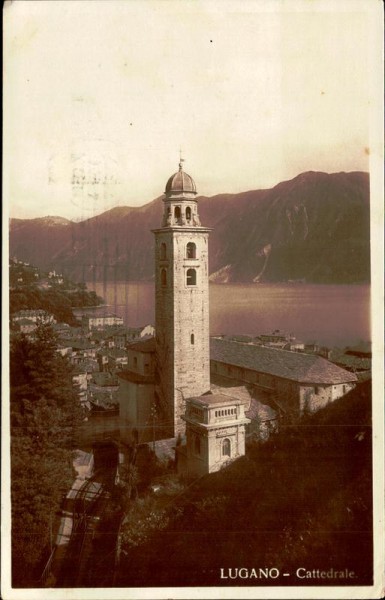 Lugano - Cattedrale. Vorderseite