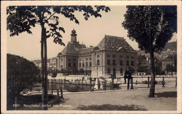 Neuchâtel Hotel des Postes Vorderseite