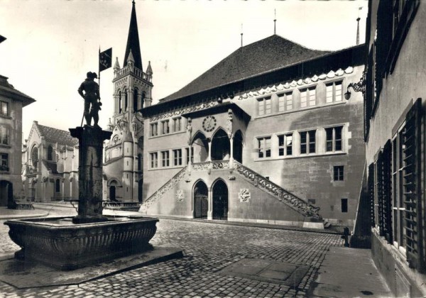 Bern. Das Rathaus Vorderseite