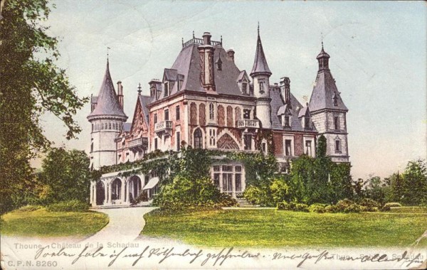 Thun, Chateau de la Schadau Vorderseite