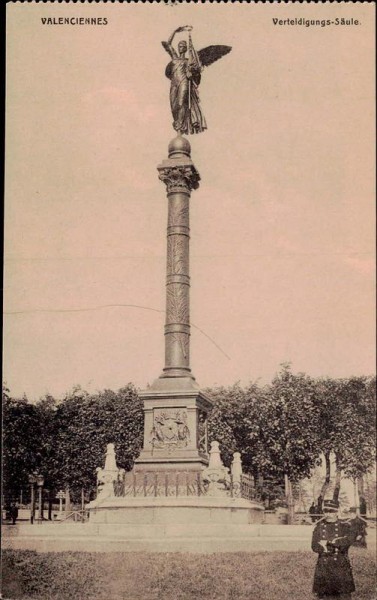 Valenciennes - Verteidigungs-Säule Vorderseite