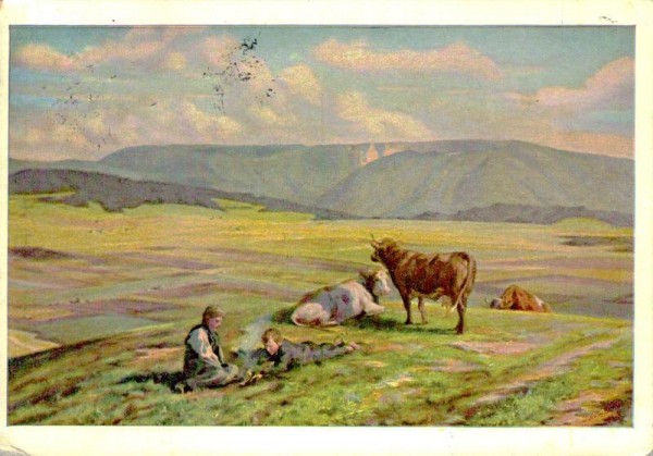 Eugène Burand, Vallée des Ponts Vorderseite